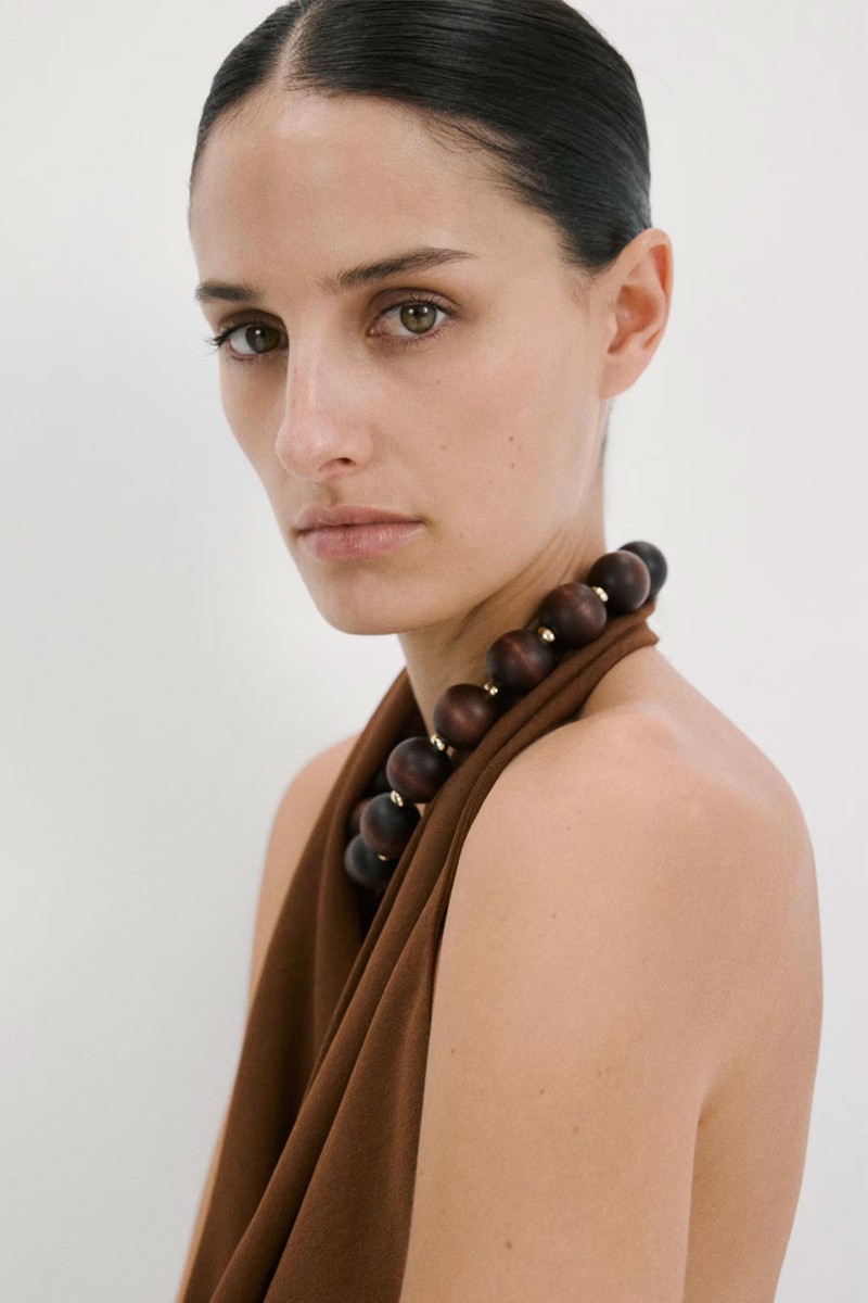 Wooden Ball Necklace