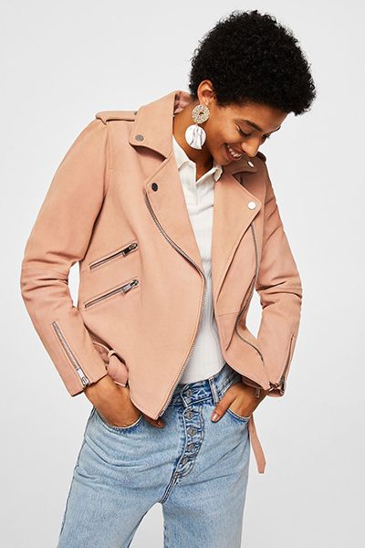 Zipped Biker Jacket from Mango