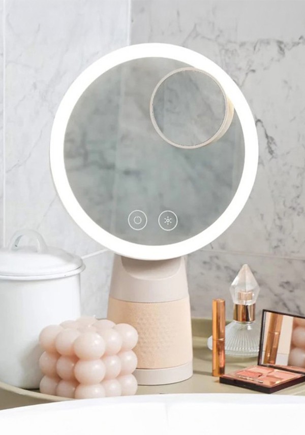 Glow Plus Makeup Mirror & Bluetooth Speaker