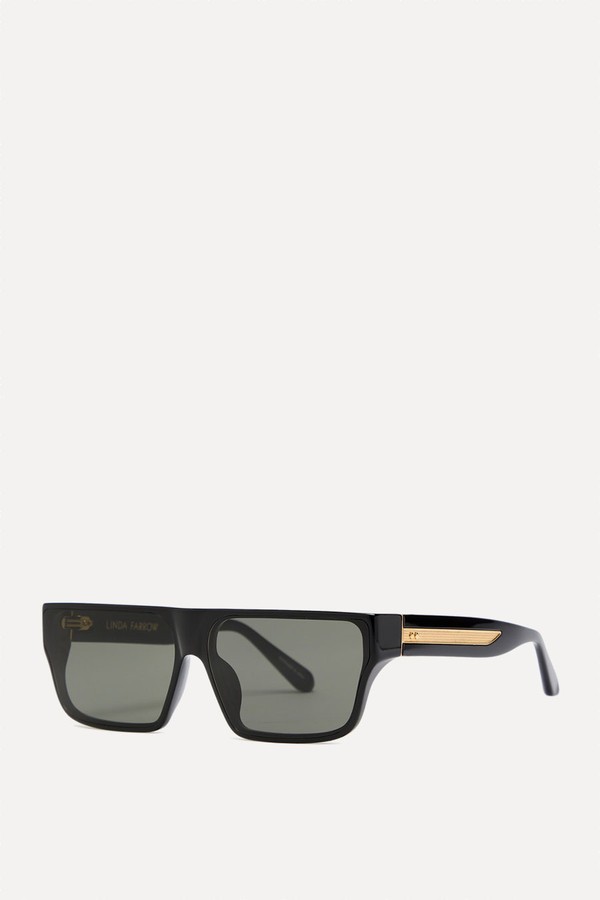 D-Frame Sunglasses from LINDA FARROW LUXE