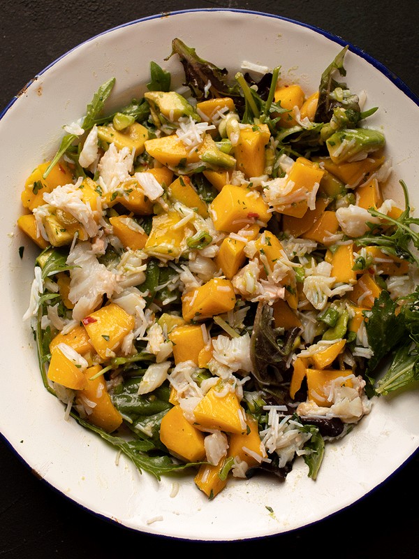 Crab, Mango And Avocado Salad