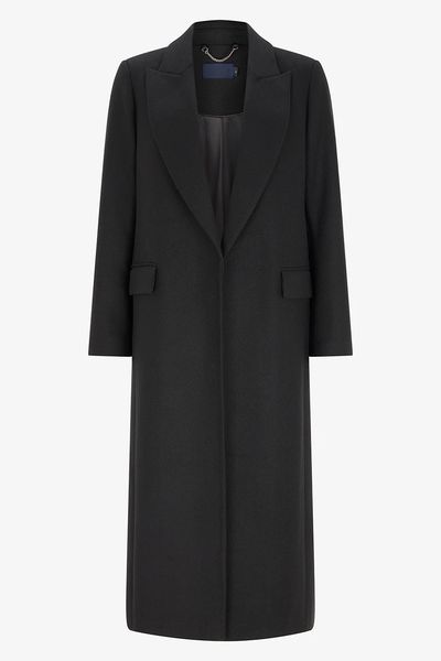 Wool Blend Long Coat