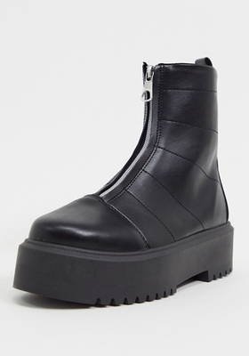 Front Zip Chunky Boot from ASOS Design