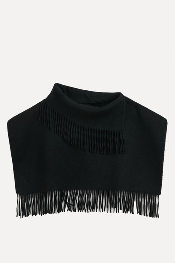 Turtla Wool Fringe Bib from By Malene Birger