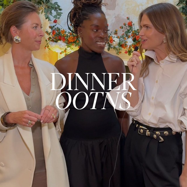 Here’s what Nana, Hodge & Lu wore to our dinner in collaboration with @medik8 last night – save 
