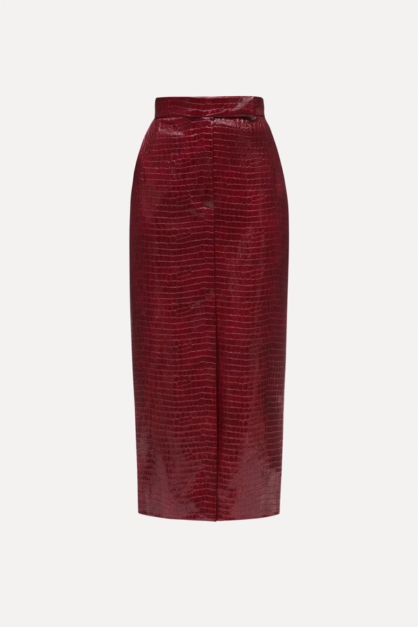 Croco Midi Skirt from J’Amemme