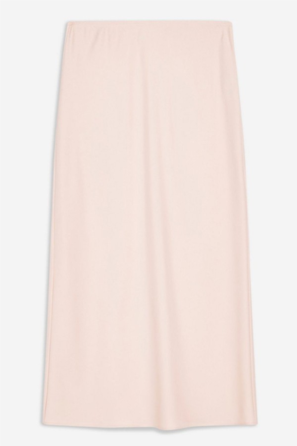 Satin Bias Midi Skirt from Topshop