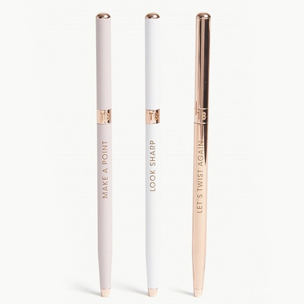 Leerini Ballpoint Pens Set of Three from Ted Baker