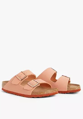 Arizona Narrow Fit Vegan Double Strap Sandals from Birkenstock