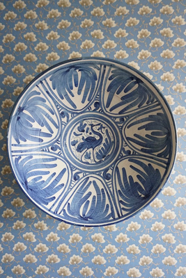 Vintage Spanish Ceramic Bowl from Rococo London Interiors