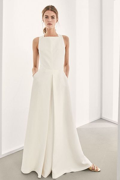 Cross Back Linen Dress  from Massimo Dutti 