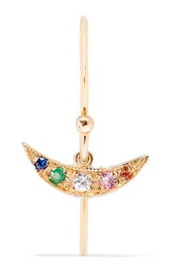Rainbow Balance 14-Karat Gold Sapphire Earring from Jennie Kwon Designs