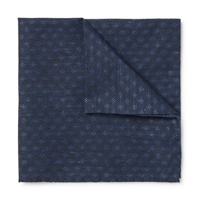 Cotton and Linen Blend Pocket Square from Oliver Spencer