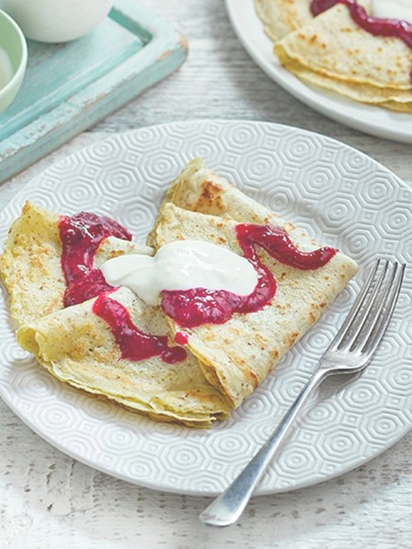 Berrilicious Oat Pancakes 