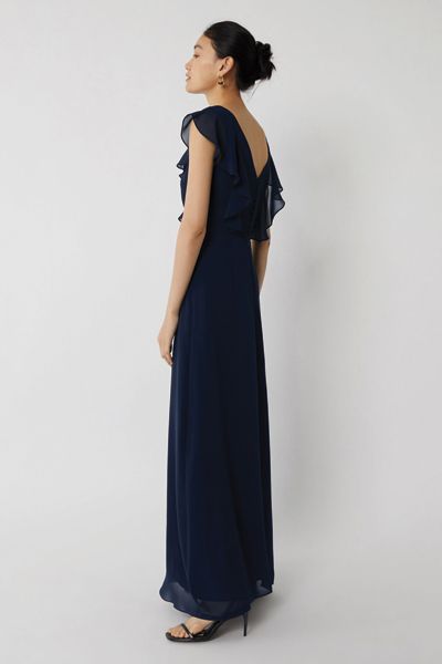 Frill Wrap Bridesmaid Dress