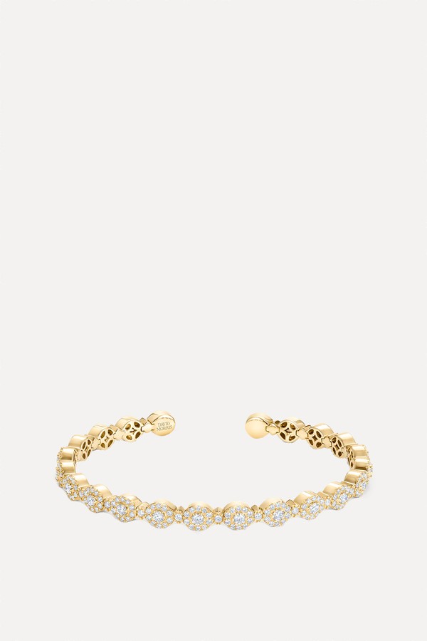 Triolette Oval Diamond Bangle from David Morris