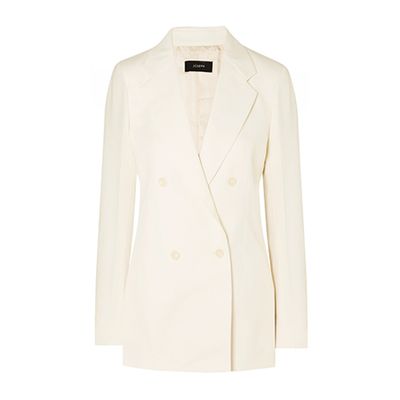Doubled-Breasted Twill Blazer from Joseph