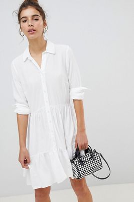 Frill Shirt Dress from New Look
