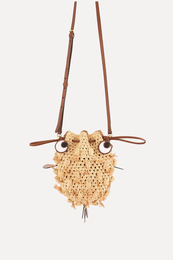 Raffia Blowfish Cross-Body from ANYA HINDMARCH