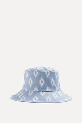 Diamond Print Bucket Hat from Zara
