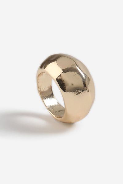 Chunky Hammered Ring