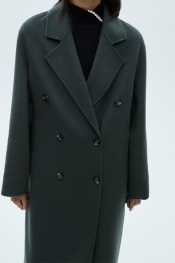 Handmade Oversized Wool Coat from Mango