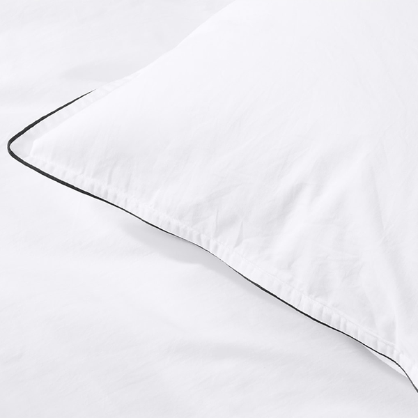 Hylia Washed Cotton Satin Pair Of Pillowcases