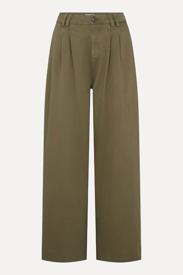 Wide Leg Pleated Trousers from Wat The Brand