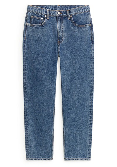 Regular Cropped Non-Stretch Jeans from Arket