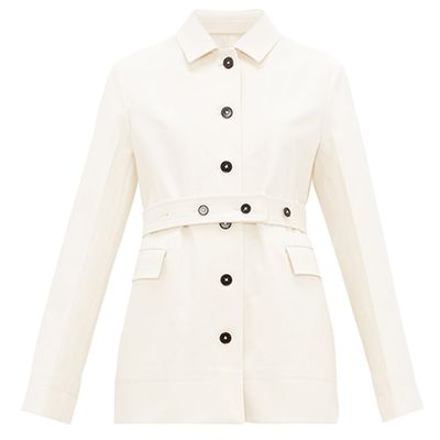 Belted Cotton Moleskin Jacket from Jill Sander