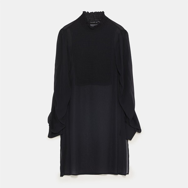 Smocked Front Top from Zara