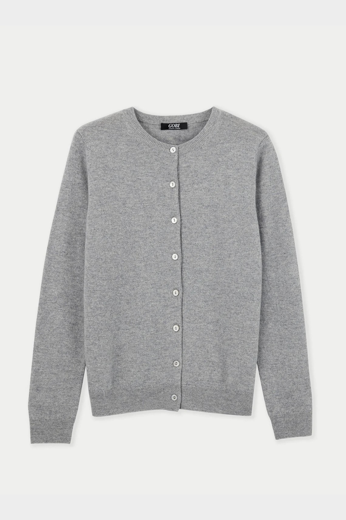 Crew Neck Cardigan from Gobi Cashmere