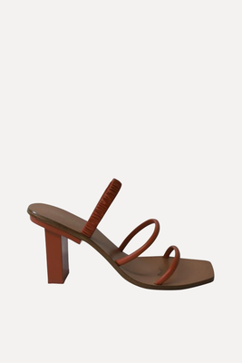 Leather Strappy Kaia Heeled Sandals from Cult Gaia