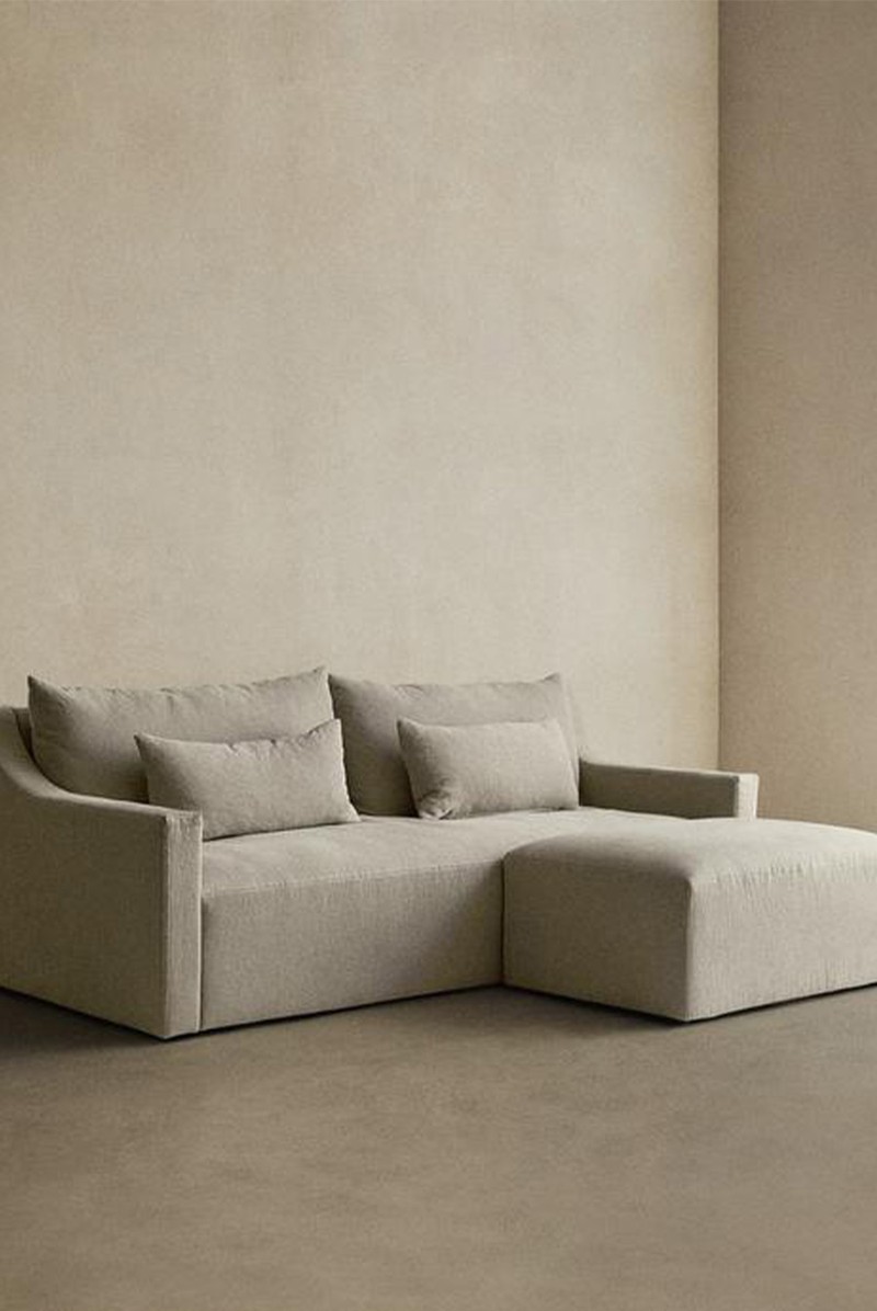 Washed Linen Sofa from Zara