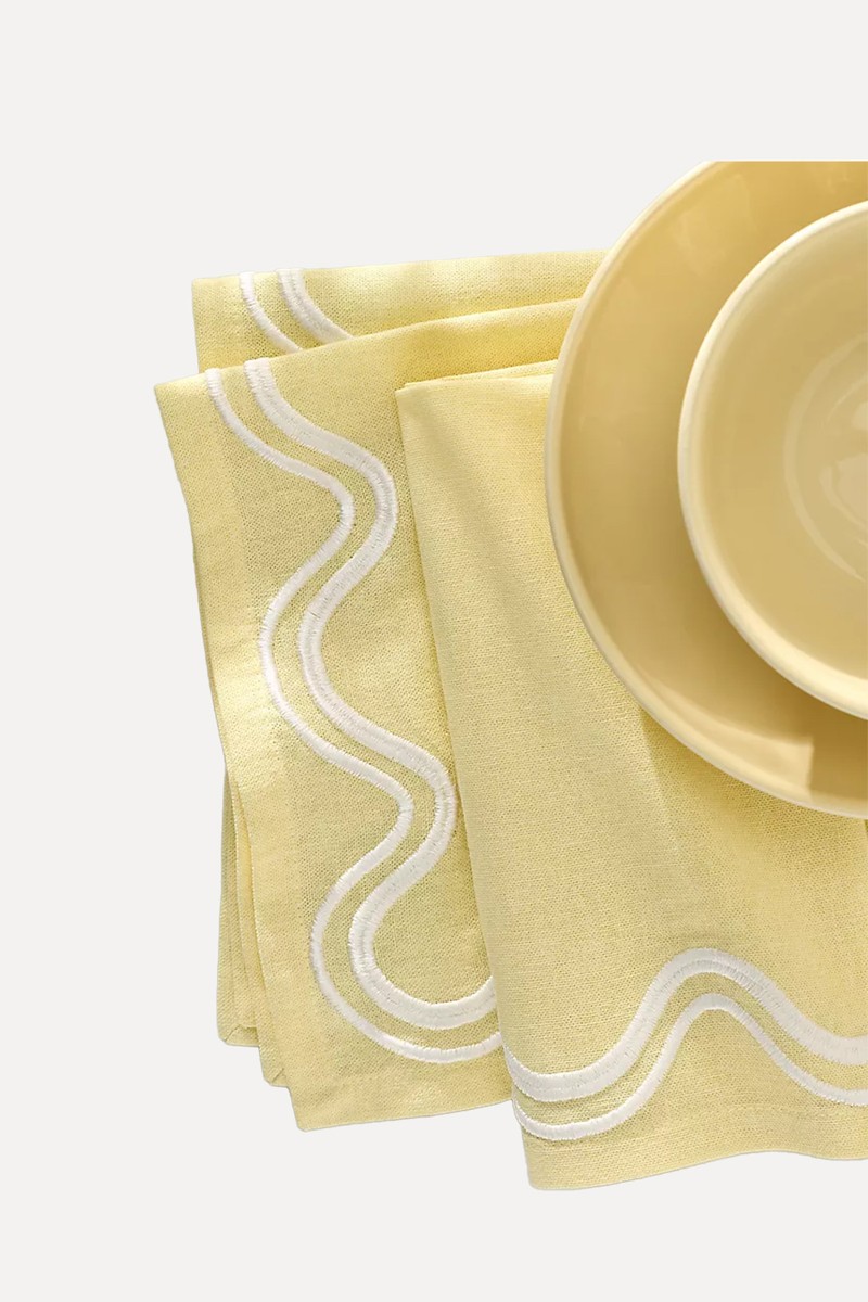 Set Of 2 Madeline Embroidered Napkins