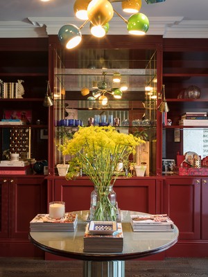 Rectangular Brass Bamboo Tray in the Style of Ralph Lauren at 1stDibs