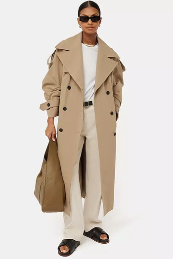 Oversized Cotton Trench Coat from Jigsaw