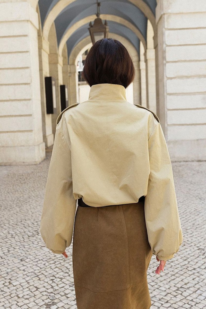 Rounded Sleeve Trenchcoat from NA-KD