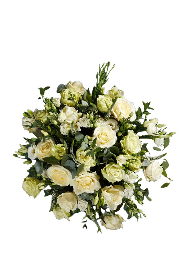 Rose, Freesia & Eucalyptus Bouquet from Marks & Spencer