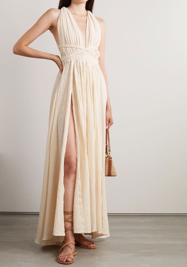 Hera Halterneck Maxi Dress