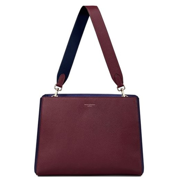Large Ella Hobo Bag Burgundy