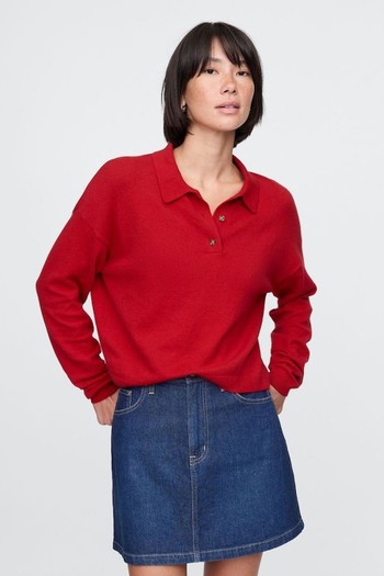 CashSoft Polo Jumper from GAP