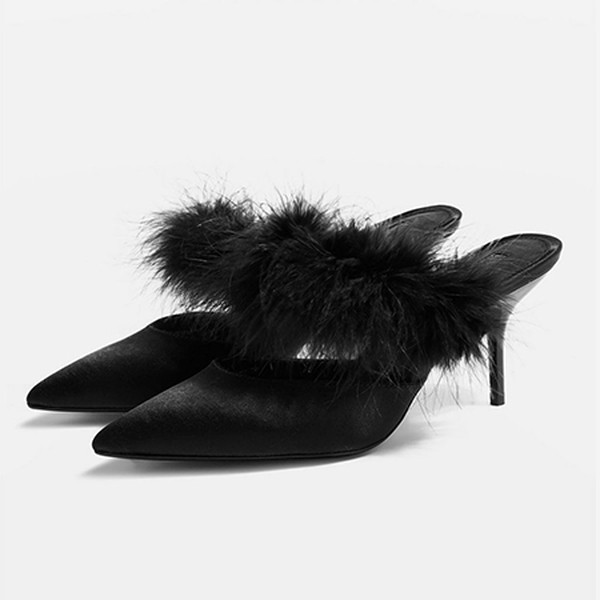 Jingle Feather Mules