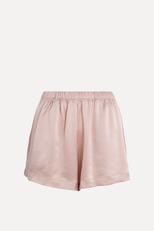 Satin Barb Lounge Shorts from LESET
