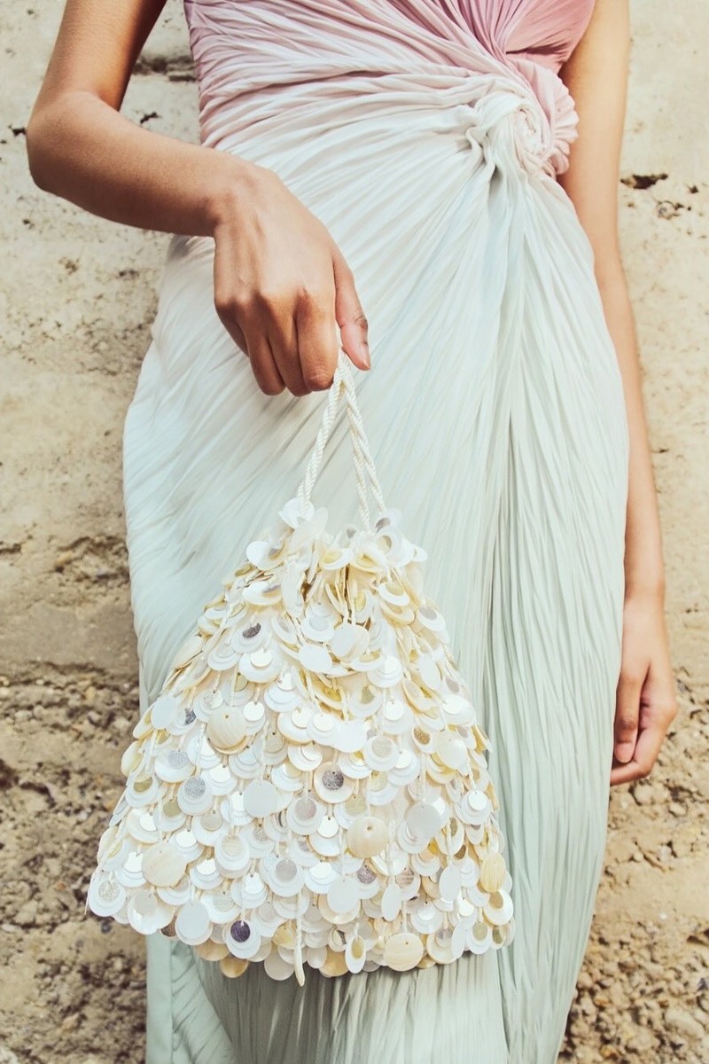 Gala Bag in Pearl from Lizzie Fortunato