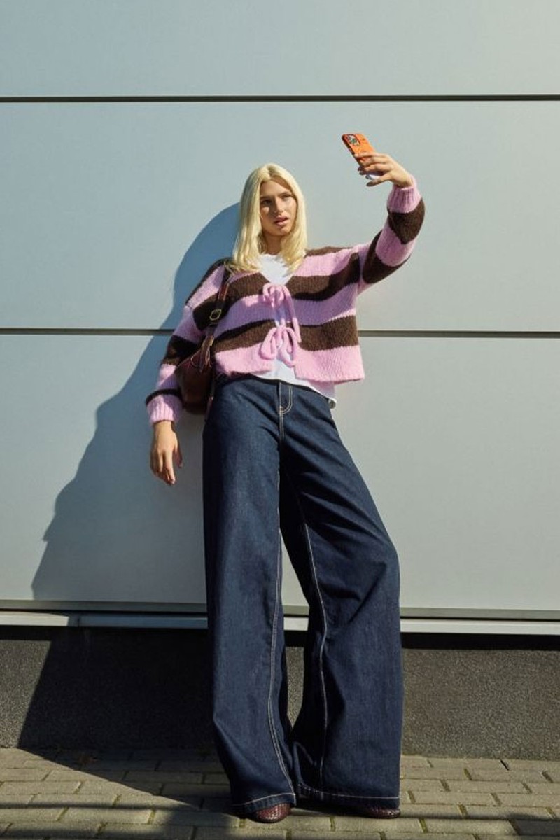 Cardigan With Tie Detail from Reserved