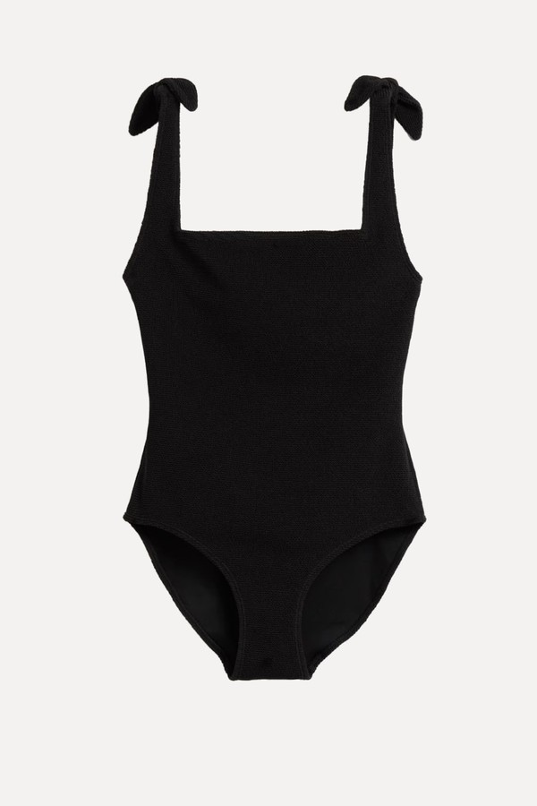 Textured Bow Tie Swimsuit from & Other Stories