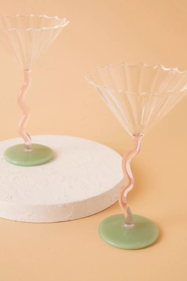 Curve Glass Coupes from Anthropologie