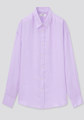 100% Premium Linen Long Sleeved Shirt from Uniqlo