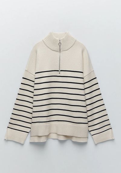 Striped Knit Sweater from Zara